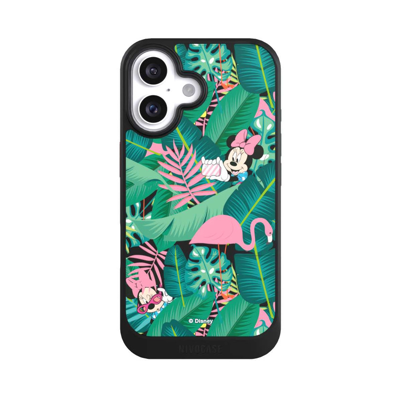 iPhone 16 NIVOcore Minnie Summer Palmblätter ohne Hintergrund