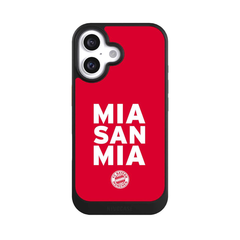 iPhone 16 NIVOcore Mia San Mia FCB red