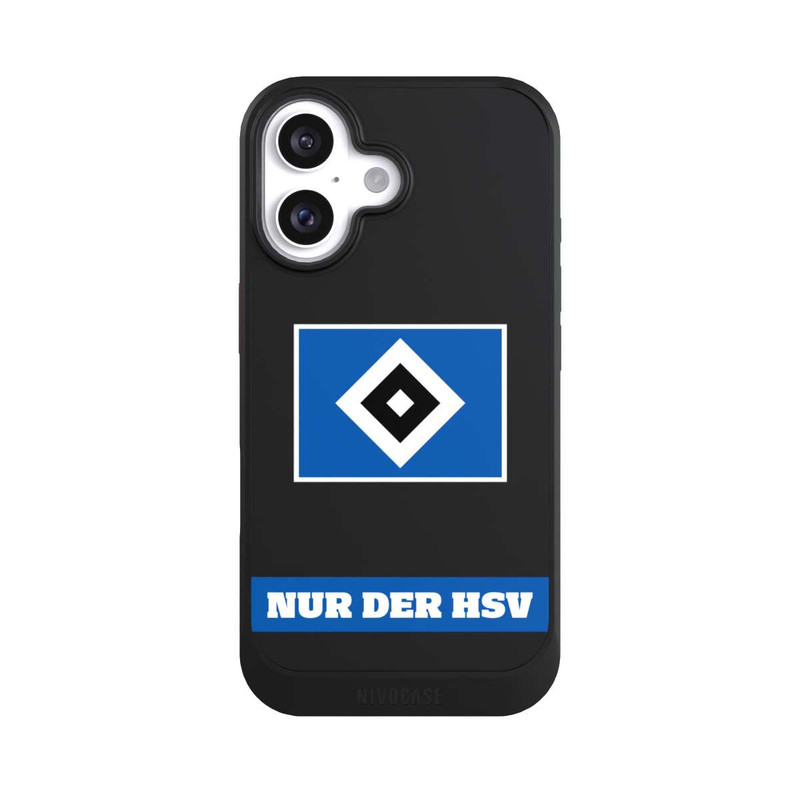 iPhone 16 NIVOcore Nur der HSV Blau - ohne Hintergrund