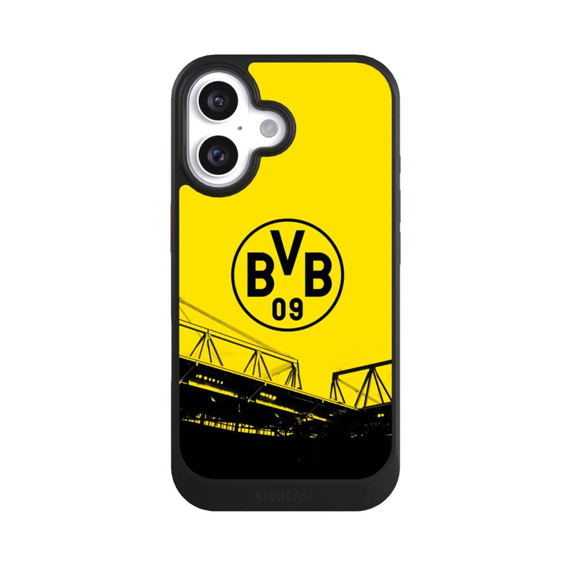 iPhone 16 NIVOcore Stadion Schwarz-Gelb - BVB