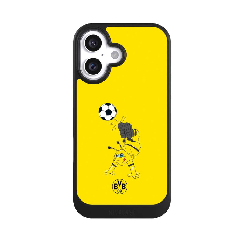 iPhone 16 NIVOcore Emma mit Fussball - BVB