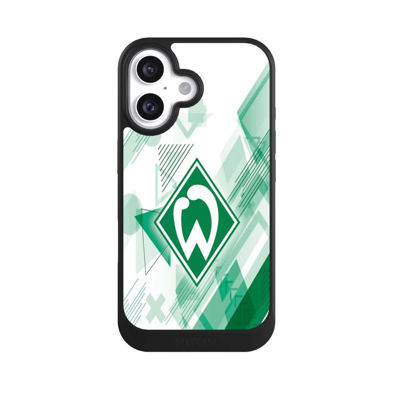 iPhone 16 NIVOcore Weiße Grafikelemente - Werder Bremen