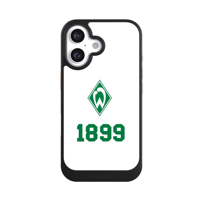 iPhone 16 NIVOcore 1899 Grün-Weiß Lebenslang Weiss - Werder Bremen