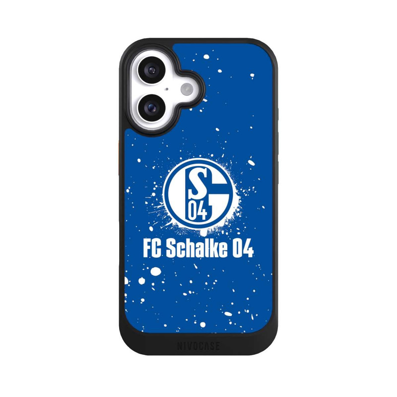 iPhone 16 NIVOcore Schalke 04 - Spraylogo