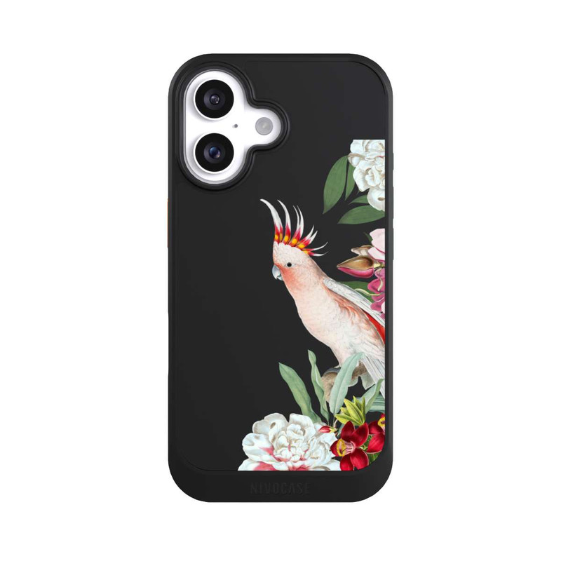 iPhone 16 NIVOcore Papagei Blumen