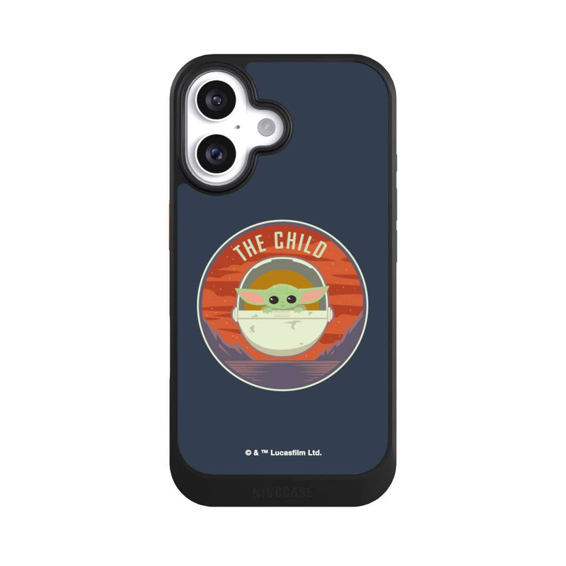 iPhone 16 NIVOcore The Child Abzeichen Blau