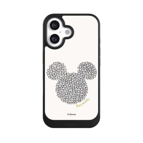 Apple iPhone 16 NIVOcore Mickey Black and White