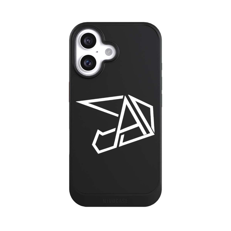 iPhone 16 NIVOcore Logo weiß transparent