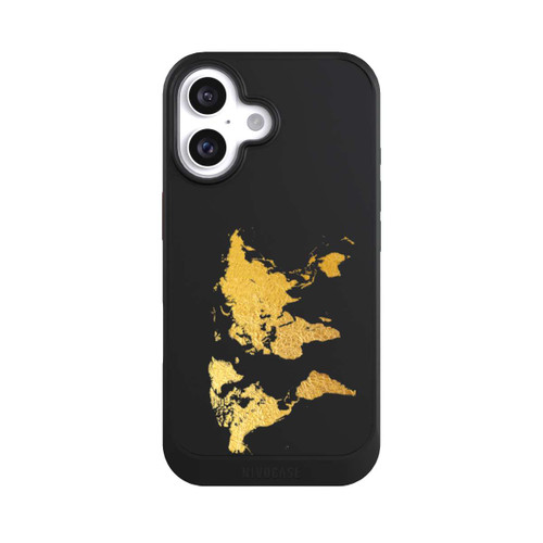  NIVOcore Weltkarte Gold Transparent