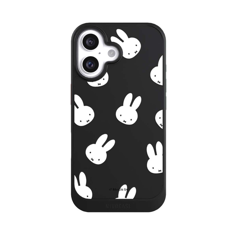 iPhone 16 NIVOcore Miffy Muster Transparent