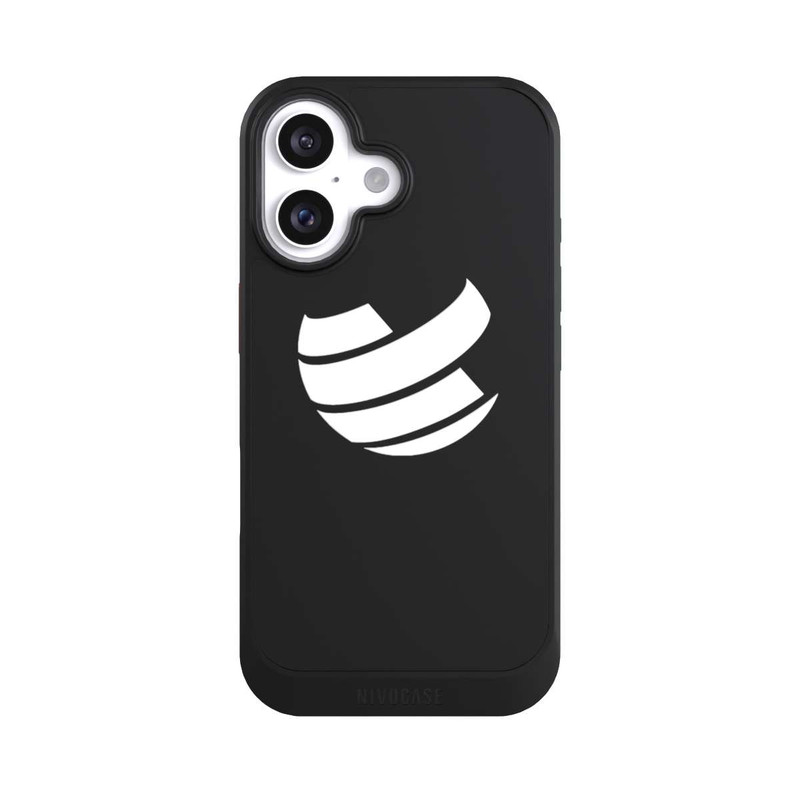 iPhone 16 NIVOcore Icon Weiß Transparent