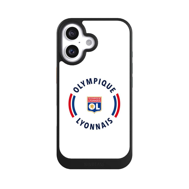 iPhone 16 NIVOcore OL Logo Weiß