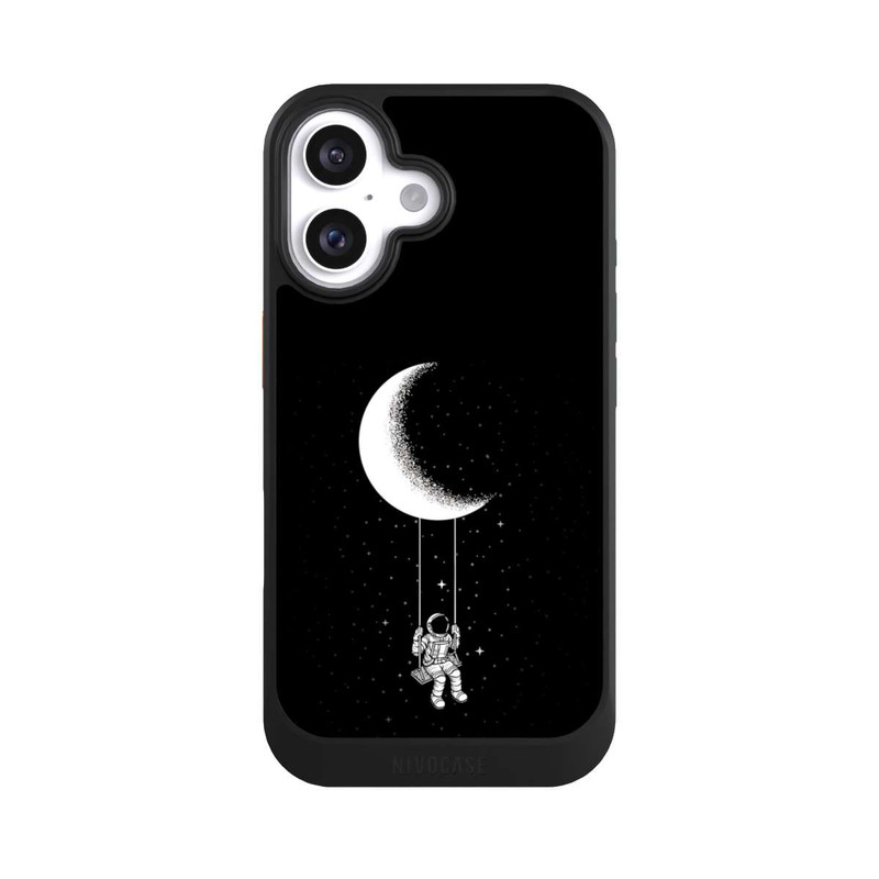 iPhone 16 NIVOcore Astronaut Mond Schaukel