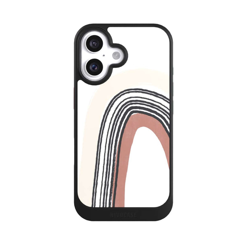iPhone 16 NIVOcore Texturierter Regenbogen