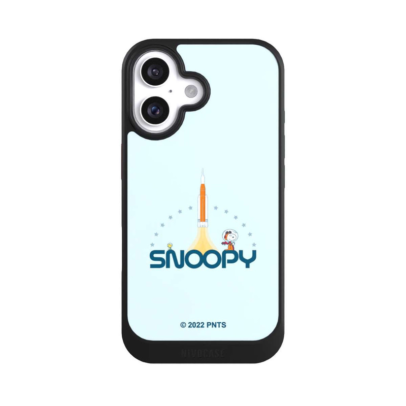 iPhone 16 NIVOcore Snoopy Weltraum Traveller Rakete