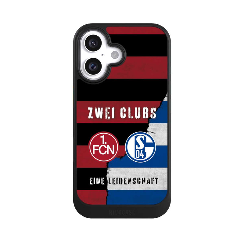 iPhone 16 NIVOcore Fanfreundschaft Nürnberg x Schalke 