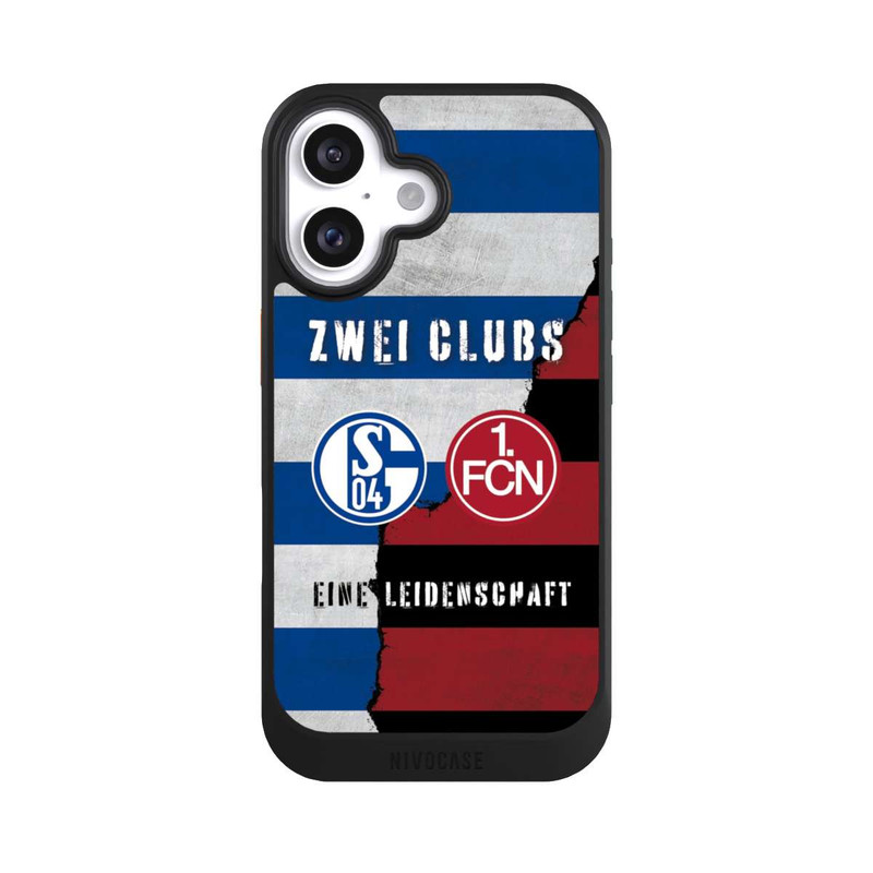 iPhone 16 NIVOcore Fanfreundschaft Schalke x Nürnberg