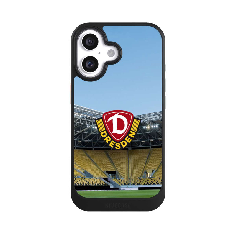 iPhone 16 NIVOcore Dynamo Dresden Stadion Logo