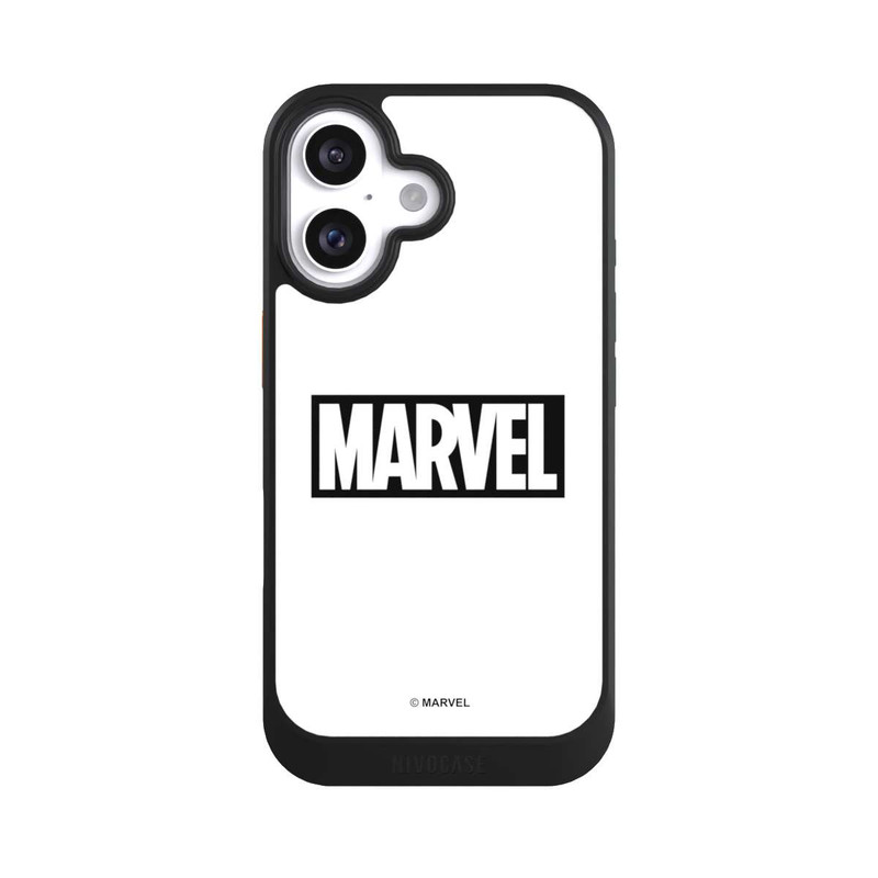 iPhone 16 NIVOcore Marvel Logo White
