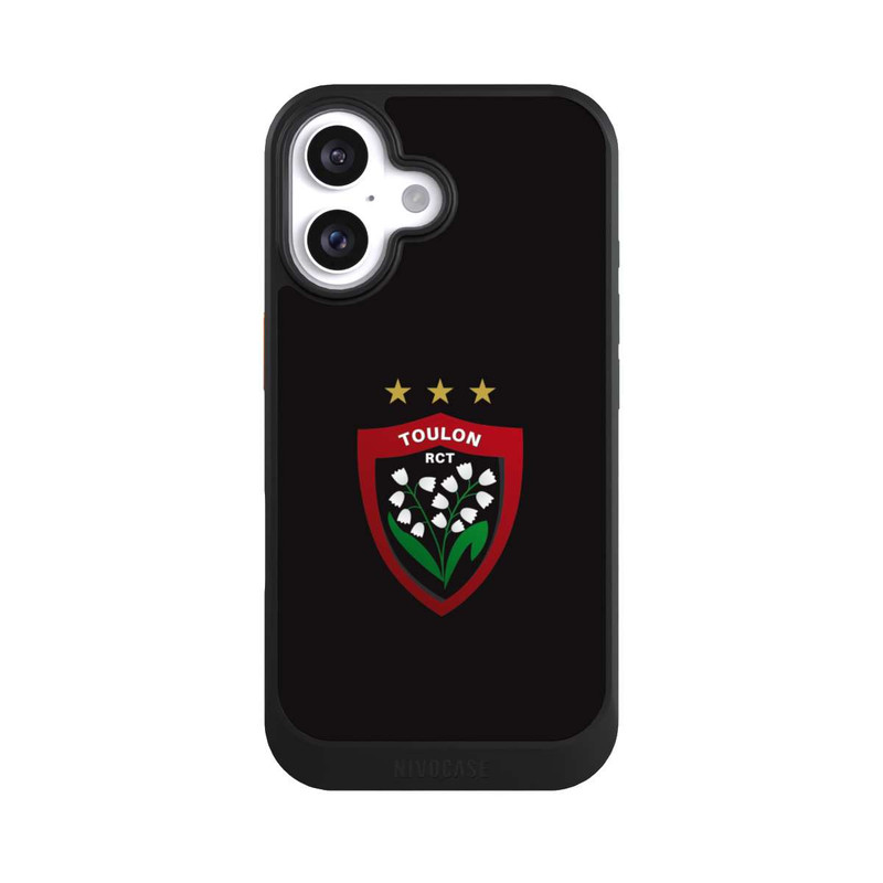 iPhone 16 NIVOcore RC Toulonnais Logo Schwarz