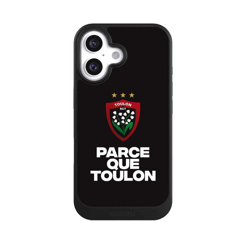 iPhone 16 NIVOcore Parce Que Toulon Schwarz