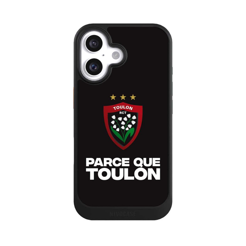 iPhone 16 NIVOcore RC Toulonnais Schwarz