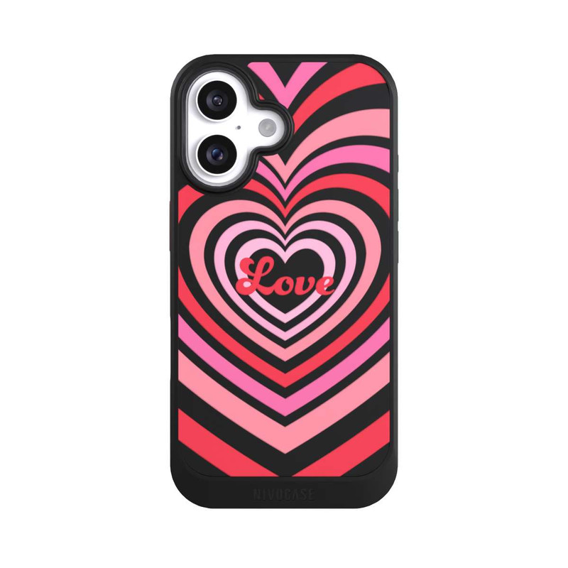 iPhone 16 NIVOcore Love Rotschattierungen