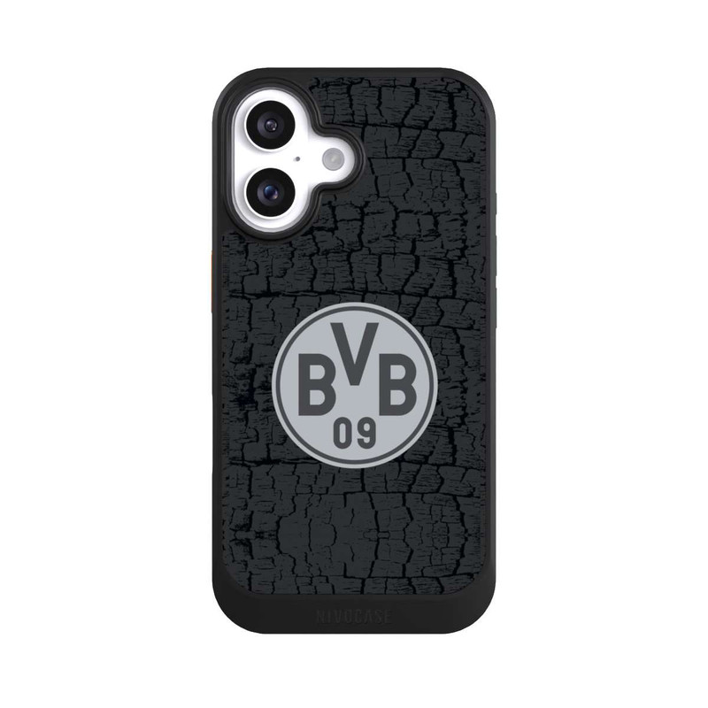 iPhone 16 NIVOcore BVB Trikot Kohle und Stahl