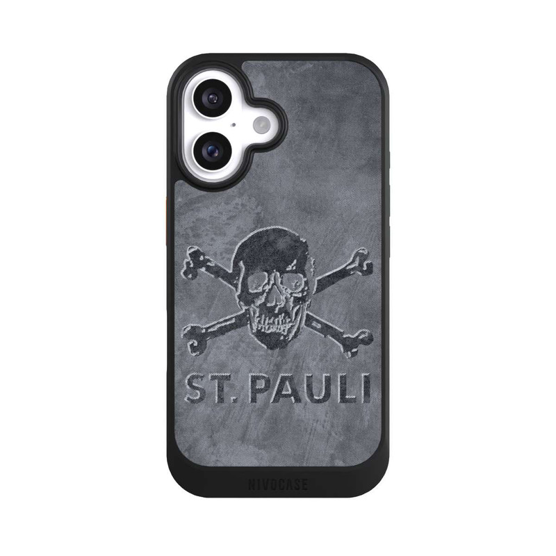 iPhone 16 NIVOcore FC St. Pauli Grau Beton