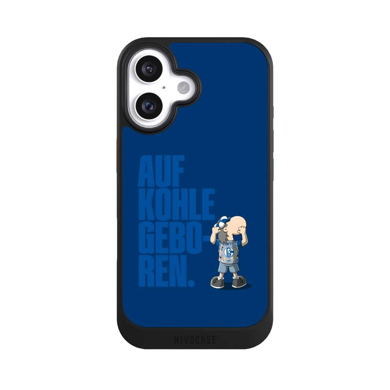 iPhone 16 NIVOcore S04 Auf Kohle geboren - Erwin