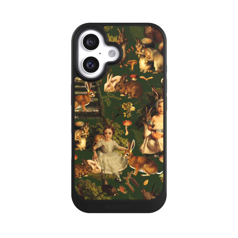 iPhone 16 NIVOcore Mädchen und Tiere im Wald