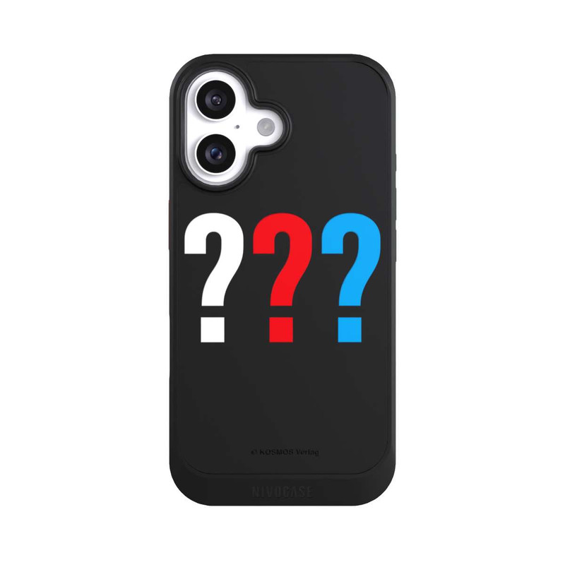 iPhone 16 NIVOcore Die Drei Fragezeichen Logo Transparent