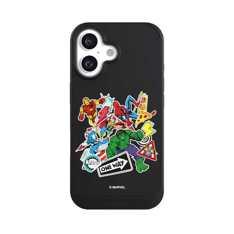 iPhone 16 NIVOcore Capitan American Shield Transparent
