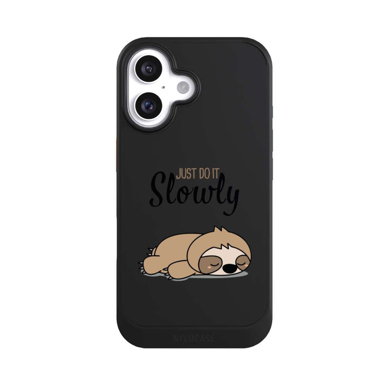 iPhone 16 NIVOcore Just Do It Slowly Sloth 2