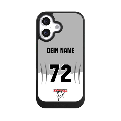 Apple iPhone 16 NIVOcore Kölner Haie Trikotmotiv Personalisierbar