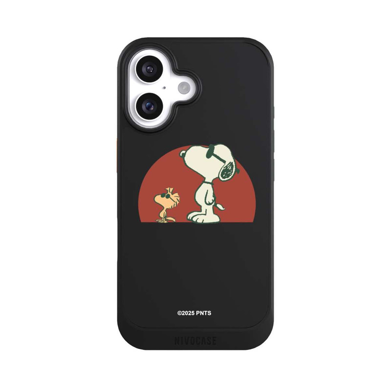 iPhone 16 NIVOcore Snoopy Woodstock Far Out transparent