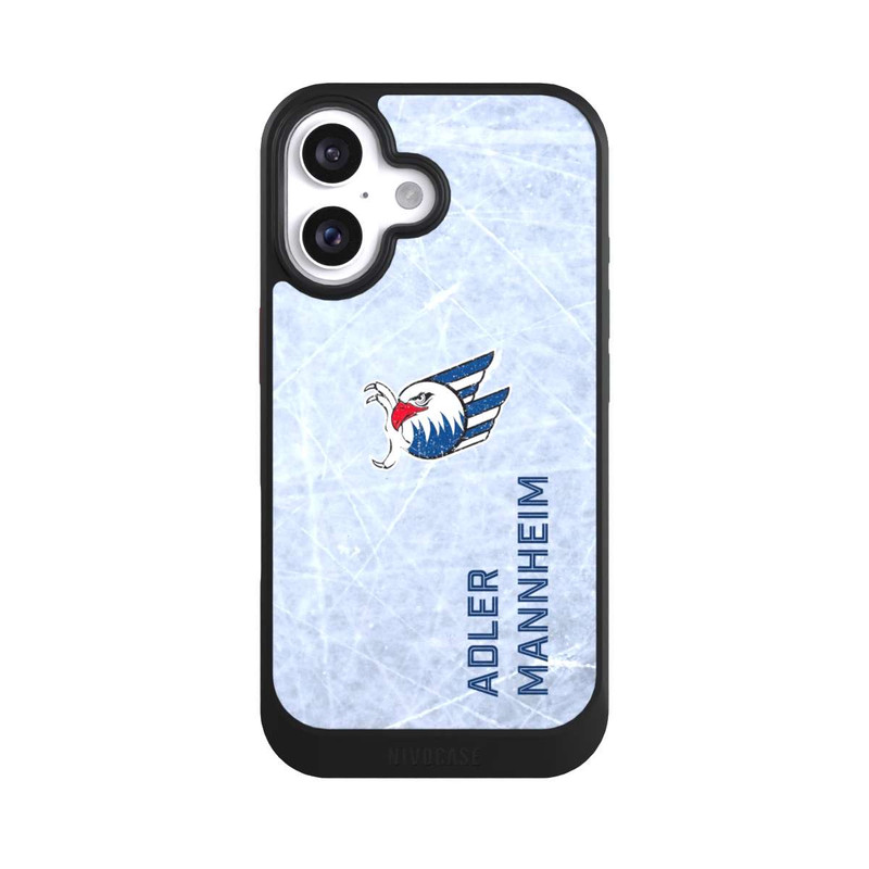iPhone 16 NIVOcore Adler Mannheim Eisfläche Logo