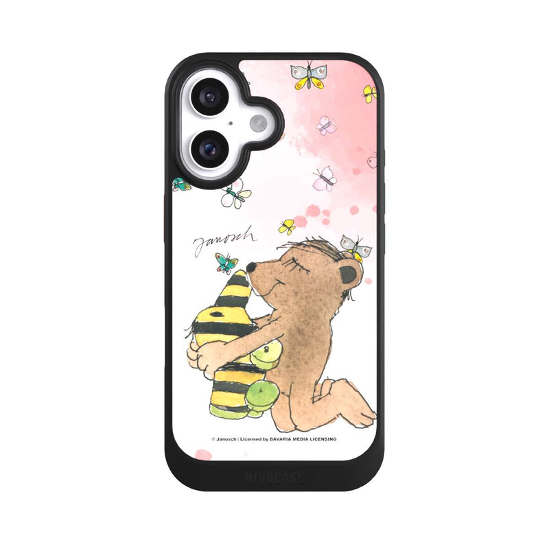 iPhone 16 NIVOcore Bär und Tigerente Schmetterlinge
