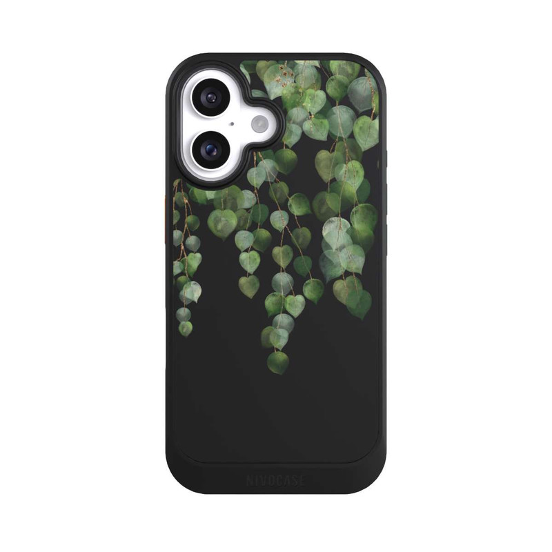 iPhone 16 NIVOcore Eucalyptus Hanging Watercolor Transparent
