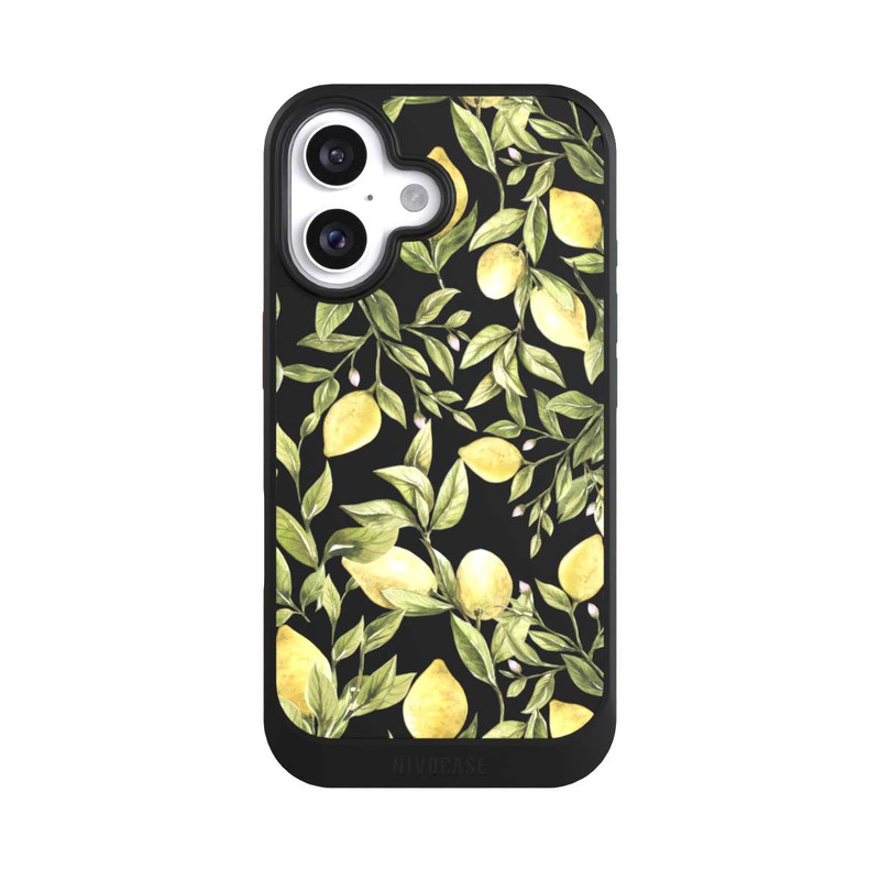 iPhone 16 NIVOcore Lemon Summer Pattern Transparent