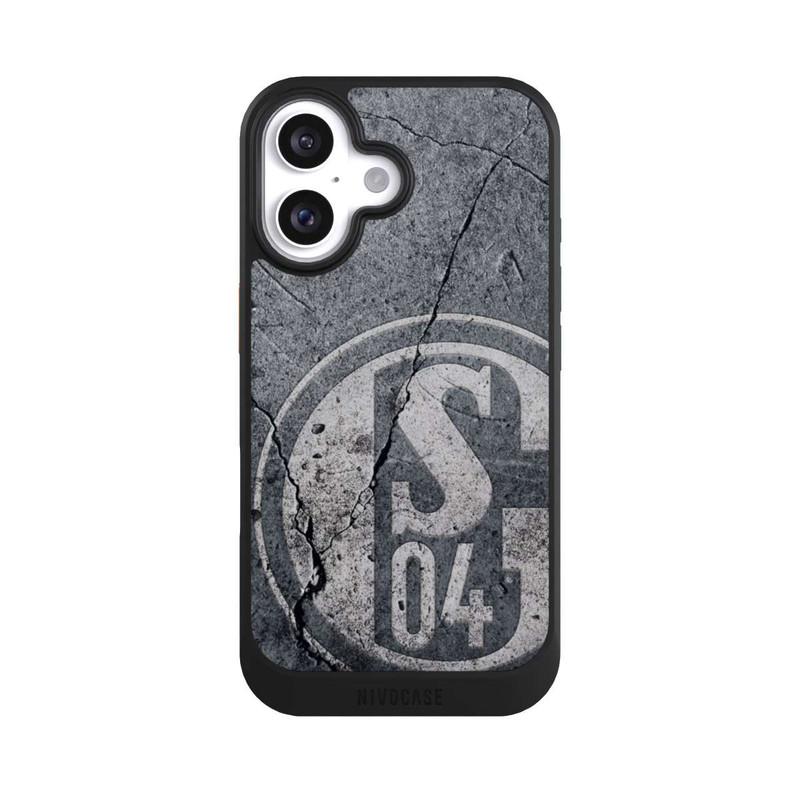 iPhone 16 NIVOcore Schalke 04 Beton Look