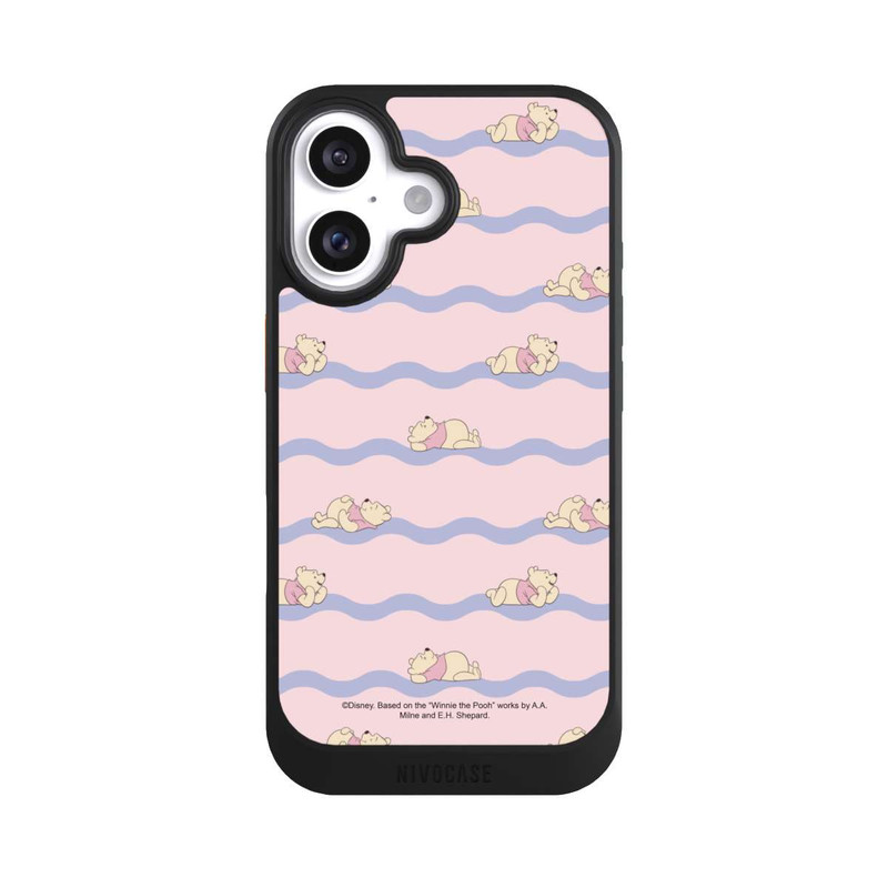 iPhone 16 NIVOcore Winnie the Pooh Pink Waves
