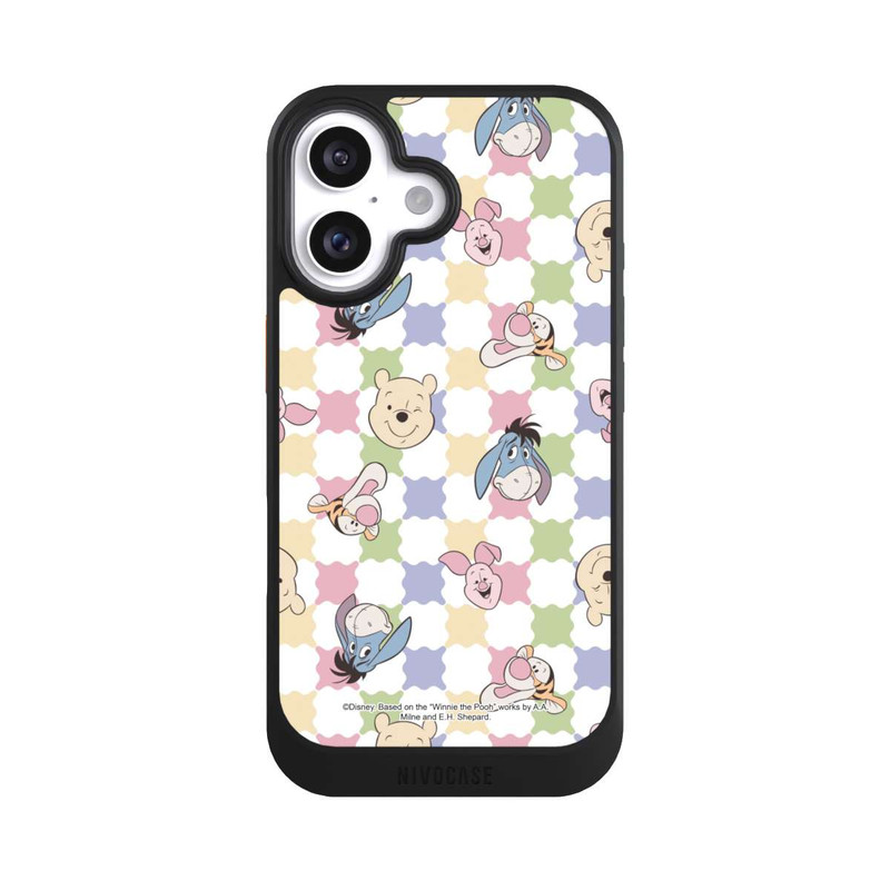 iPhone 16 NIVOcore Winnie Puuh und Freunde farbenfrohes Muster