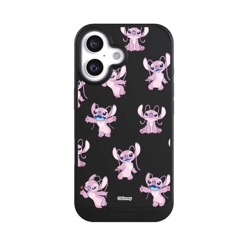 iPhone 16 NIVOcore Angel Faces Pattern Transparent