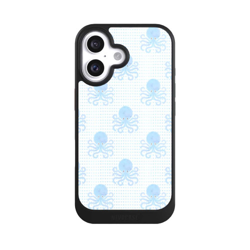 Apple iPhone 16 NIVOcore Blue Watercolor Octopus