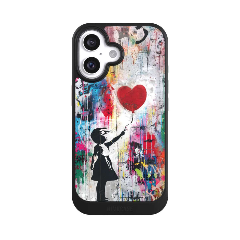 iPhone 16 NIVOcore Balloon Girl Colorful