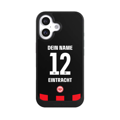 Apple iPhone 16 NIVOcore Eintracht Frankfurt Trikot Personalisierbar 25-26