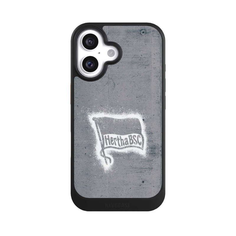 iPhone 16 NIVOcore Hertha BSC Logo Sprayed