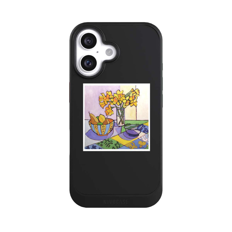 iPhone 16 NIVOcore Daffodil Patchwork, 2023, by Catherine J Martzloff