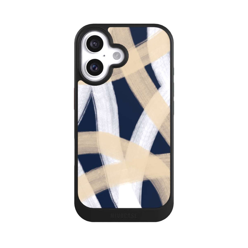 iPhone 16 NIVOcore Laced Up Beije Blue